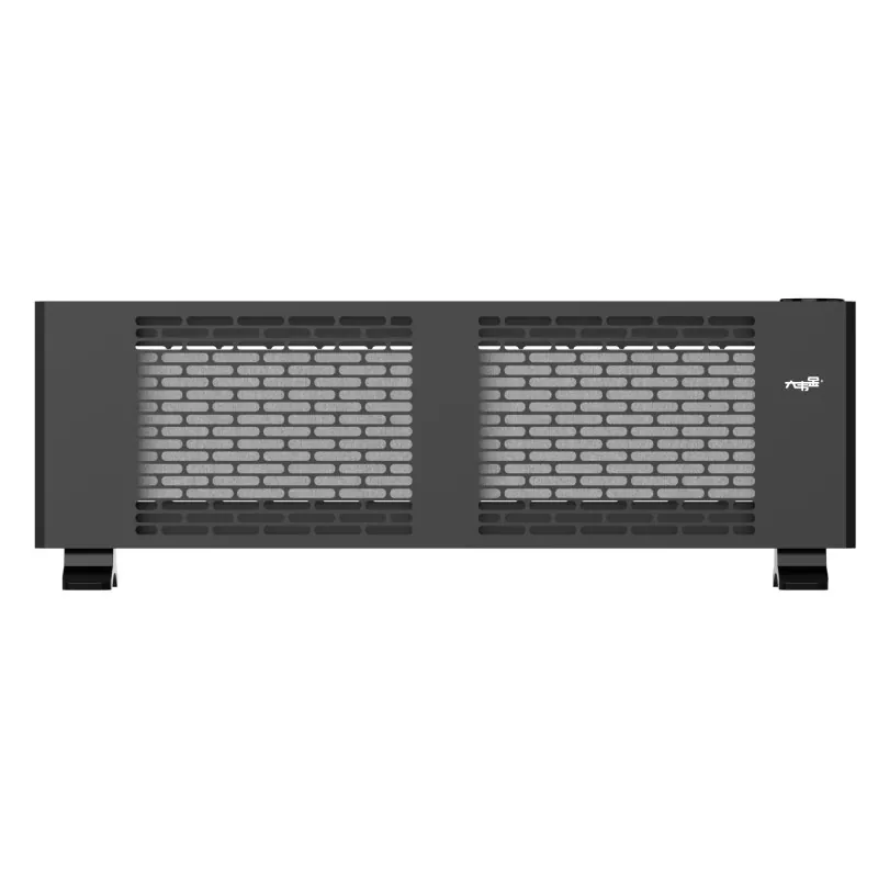 1800W কালো গ্রাফিন বেসবোর্ড বৈদ্যুতিক হিটার